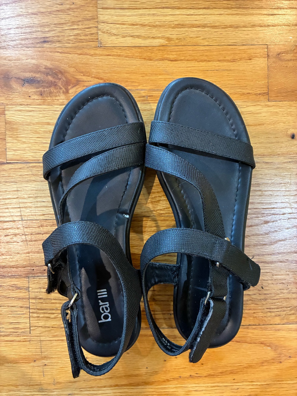 Black Strappy platform Sandals